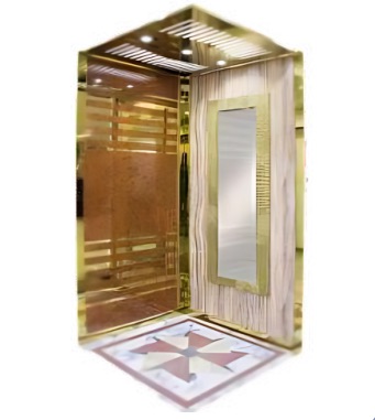 كبينة CR-8 ذهبية بمرآة